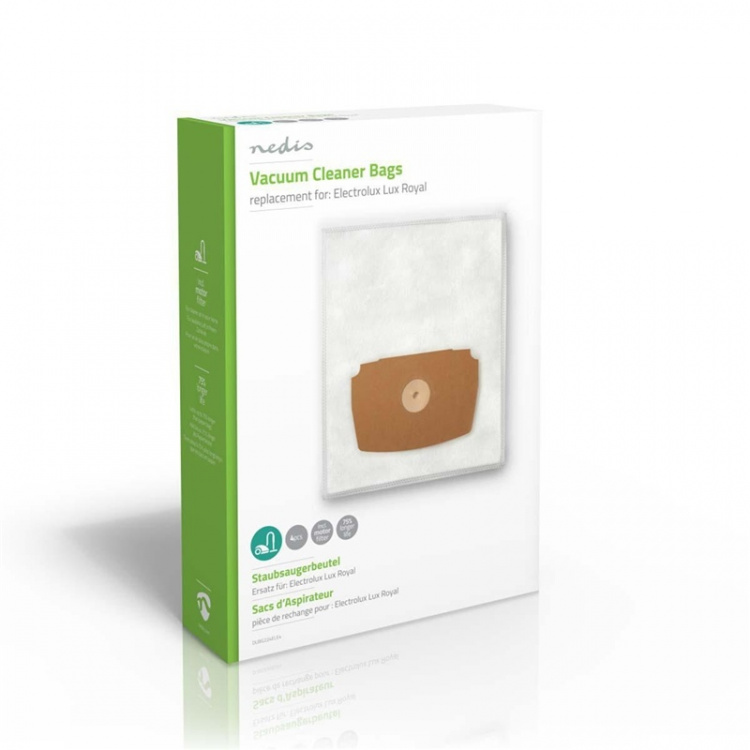 Nedis Pölypussi | 4 kpl | Mikrokuitu | Eniten myyty: Electrolux | Valkoinen