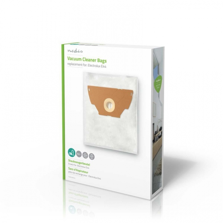 Nedis Pölypussi | 4 kpl | Mikrokuitu | Eniten myyty: Electrolux | Valkoinen