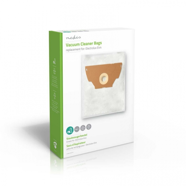 Nedis Pölypussi | 4 kpl | Mikrokuitu | Eniten myyty: Electrolux | Valkoinen