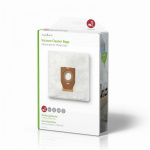 Nedis Pölypussi | 4 kpl | Mikrokuitu | Eniten myyty: Philips | Valkoinen