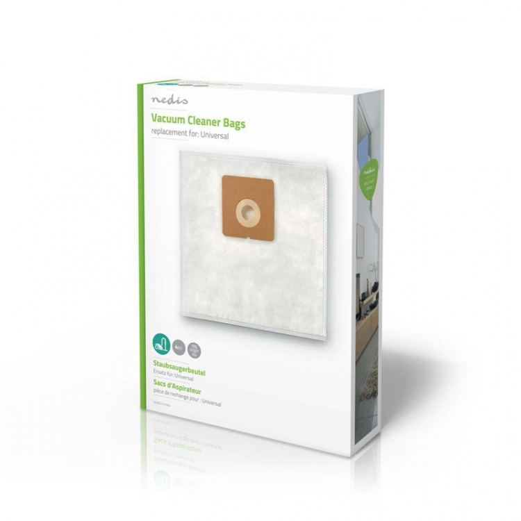 Nedis Pölypussi | 4 kpl | Mikrokuitu | Eniten myyty: Yleismallinen | Valkoinen