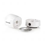 Nedis Ilmankostutin | 110 W | Viileällä ja lämpimällä usvalla | 5.5 l | Kosteusmittari | Ajastin | Sopii enintään tilalle: 50 m² | Harmaa / Valkoinen