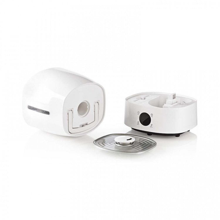 Nedis Ilmankostutin | 110 W | Viileällä ja lämpimällä usvalla | 5.5 l | Kosteusmittari | Ajastin | Sopii enintään tilalle: 50 m² | Harmaa / Valkoinen