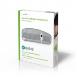 Nedis Lämpöalusta | Vatsa ja takaisin | 6 Lämpöasetusta | Ylikuumenemissuoja | Pestävä