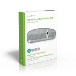 Nedis Lämpöalusta | Vatsa ja takaisin | 6 Lämpöasetusta | Ylikuumenemissuoja | Pestävä