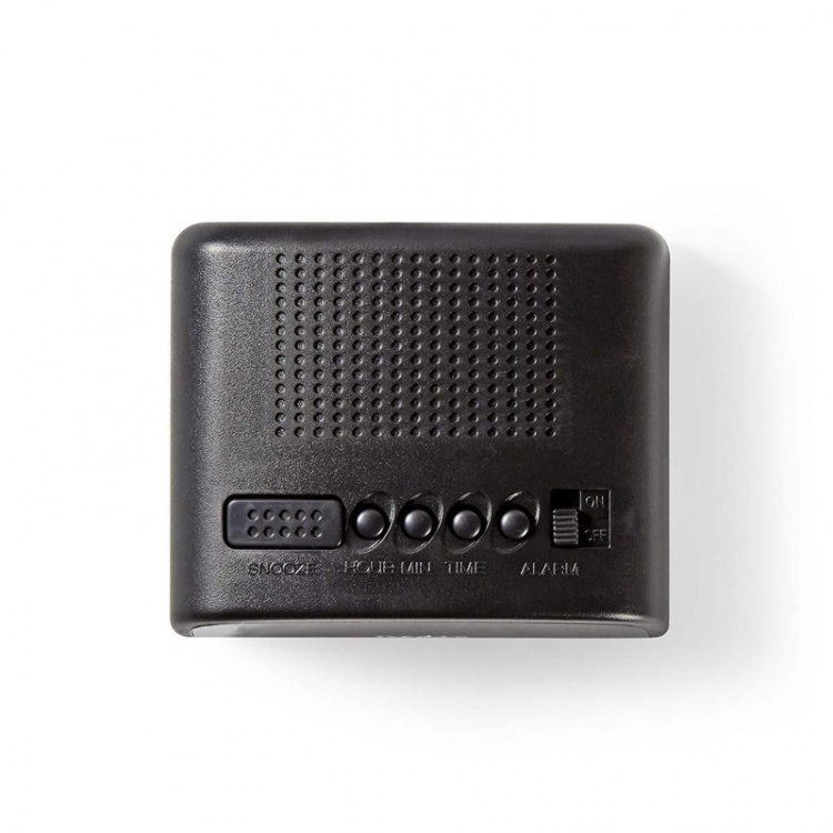 Nedis Digitaalinen Herätyskello | LED | Torkkutoiminto | Musta