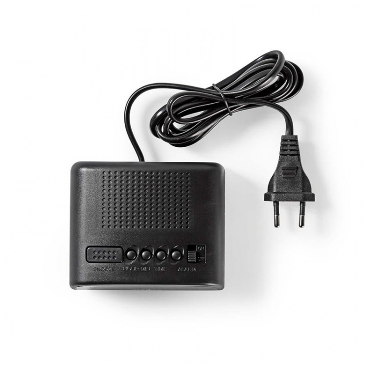 Nedis Digitaalinen Herätyskello | LED | Torkkutoiminto | Musta