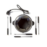 Nedis Fondue-setti | 6 Henkilöä | 2.3 l | Säädettävä lämpötilan säätö | 800 W | Viileät kosketuspinnat | Liukumaton pohja | Ylikuumenemissuoja