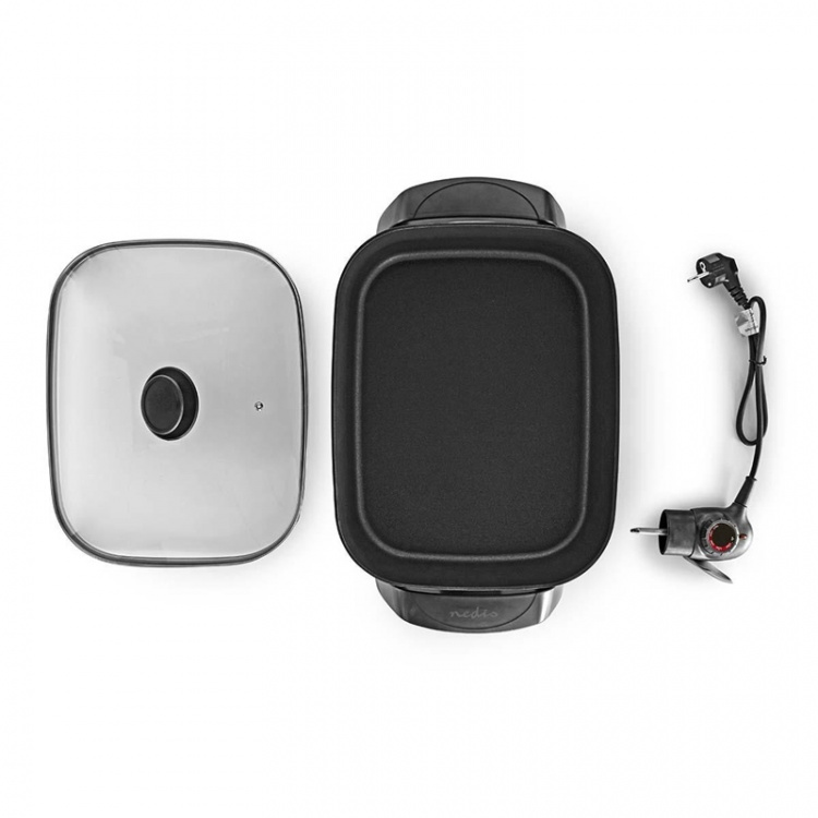 Nedis Sähkökäyttöinen Haudutuspata | 40 cm | Paksu Valualumiinirunko