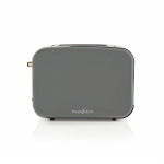 Nedis Leivänpaahdin | Soft Touch Sarja | 2 Leipäviipaletta | 2 Paikkaa | Paahtamistasot: 6 | Sulatustoiminto | Harmaa Nedis Leivänpaahdin | Soft Touch Sarja | 2 Leipäviipaletta | 2 Paikkaa | Paahtamistasot: 6 | Sulatustoiminto | Harmaa