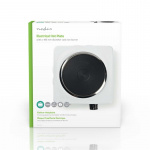 Nedis Keittolevy | Keittoalueet: 1 | 1500 W | Ylikuumenemissuoja | Valkoinen