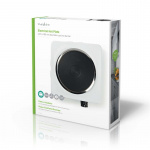 Nedis Keittolevy | Keittoalueet: 1 | 1500 W | Ylikuumenemissuoja | Valkoinen