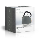 Nedis Vedenkeitin | 1.8 l | Soft-Touch | Harmaa | Pyörivä 360 astetta | Piilotettu lämmityselementti | Strix® ohjain | Tyhjäksi kiehumisen suoja Nedis Vedenkeitin | 1.8 l | Soft-Touch | Harmaa | Pyörivä 360 astetta | Piilotettu lämmityselementti | Strix® ohjain | Tyhjäksi kiehumisen suoja