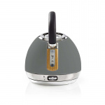 Nedis Vedenkeitin | 1.8 l | Soft-Touch | Harmaa | Pyörivä 360 astetta | Piilotettu lämmityselementti | Strix® ohjain | Tyhjäksi kiehumisen suoja Nedis Vedenkeitin | 1.8 l | Soft-Touch | Harmaa | Pyörivä 360 astetta | Piilotettu lämmityselementti | Strix® ohjain | Tyhjäksi kiehumisen suoja