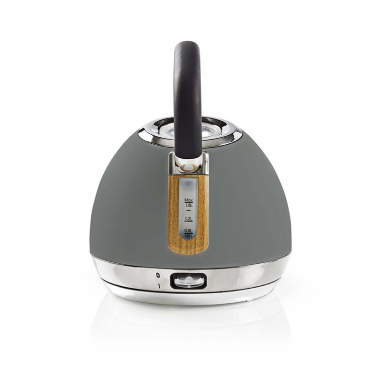 Nedis Vedenkeitin | 1.8 l | Soft-Touch | Harmaa | Pyörivä 360 astetta | Piilotettu lämmityselementti | Strix® ohjain | Tyhjäksi kiehumisen suoja Nedis Vedenkeitin | 1.8 l | Soft-Touch | Harmaa | Pyörivä 360 astetta | Piilotettu lämmityselementti | Strix® ohjain | Tyhjäksi kiehumisen suoja