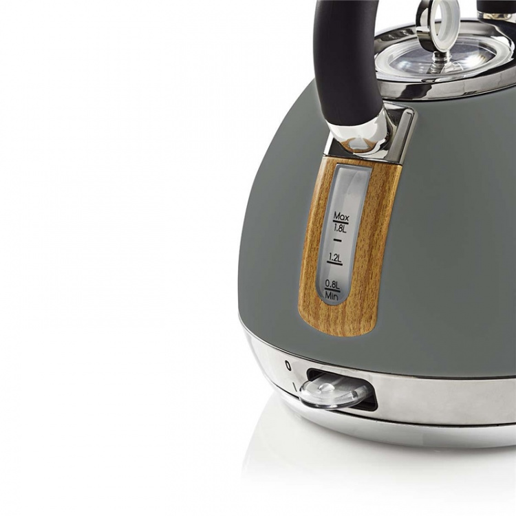 Nedis Vedenkeitin | 1.8 l | Soft-Touch | Harmaa | Pyörivä 360 astetta | Piilotettu lämmityselementti | Strix® ohjain | Tyhjäksi kiehumisen suoja Nedis Vedenkeitin | 1.8 l | Soft-Touch | Harmaa | Pyörivä 360 astetta | Piilotettu lämmityselementti | Strix® ohjain | Tyhjäksi kiehumisen suoja