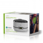 Nedis Ultraäänipuhdistin | Verkkovirtakäyttöinen | 230 V AC 50 Hz | 0.6 l | Valkoinen