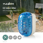 Nedis Hyttysvaloansa | 1 W | Lampun tyyppi: LED valo | Vaikutusetäisyys: 20 m² | Sininen / Valkoinen Nedis Hyttysvaloansa | 1 W | Lampun tyyppi: LED valo | Vaikutusetäisyys: 20 m² | Sininen / Valkoinen