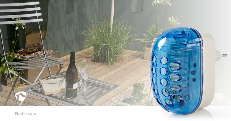 Nedis Hyttysvaloansa | 1 W | Lampun tyyppi: LED valo | Vaikutusetäisyys: 20 m² | Sininen / Valkoinen Nedis Hyttysvaloansa | 1 W | Lampun tyyppi: LED valo | Vaikutusetäisyys: 20 m² | Sininen / Valkoinen
