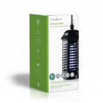 Nedis Hyttysvaloansa | 4 W | Lampun tyyppi: F4T5/BL | Vaikutusetäisyys: 30 m² | Musta