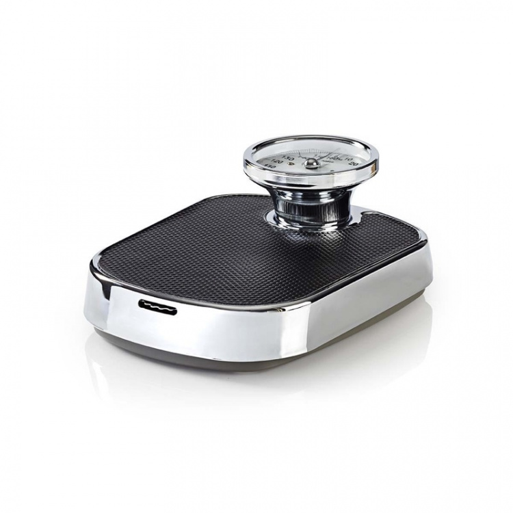 Nedis Henkilövaaka | Analoginen | Musta | Kumi | Liukumaton punnituspinta | Maksimi punnituskyky: 160 kg