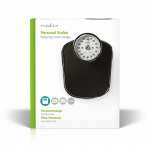 Nedis Henkilövaaka | Analoginen | Musta | Kumi | Liukumaton punnituspinta | Maksimi punnituskyky: 160 kg