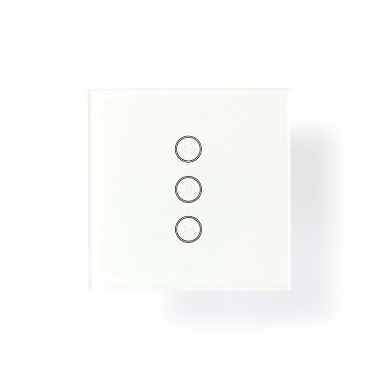 Nedis SmartLife Seinäkytkin | Päivänvarjo / Sulkija / Verho | Seinäkiinnitys | 300 W | Android™ / IOS | Lasi | Valkoinen Nedis SmartLife Seinäkytkin | Päivänvarjo / Sulkija / Verho | Seinäkiinnitys | 300 W | Android™ / IOS | Lasi | Valkoinen