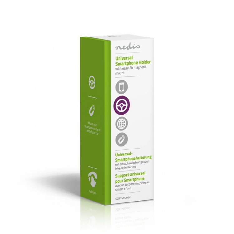 Nedis Älypuhelimen Autoteline | Auton tuuletinritilään | Yleismalli | Pienin puhelimen näytönkoko: 4  Nedis Älypuhelimen Autoteline | Auton tuuletinritilään | Yleismalli | Pienin puhelimen näytönkoko: 4