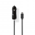 Nedis Autolaturi | 15 W | 1x 3.0 A | Lähtöliitäntöjen määrä: 1 | USB-C™ (kiinteä) Kaapeli | 1.00 m | Single Voltage Output Nedis Autolaturi | 15 W | 1x 3.0 A | Lähtöliitäntöjen määrä: 1 | USB-C™ (kiinteä) Kaapeli | 1.00 m | Single Voltage Output