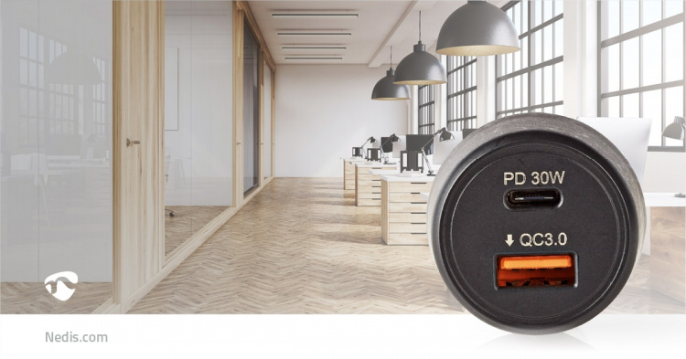 Nedis Autolaturi | 48 W | 2x 3.0 A | Lähtöliitäntöjen määrä: 2 | Portin tyyppi: USB-A / USB-C™ | | Automaattinen Jännitteen Valinta Nedis Autolaturi | 48 W | 2x 3.0 A | Lähtöliitäntöjen määrä: 2 | Portin tyyppi: USB-A / USB-C™ | | Automaattinen Jännitteen Valinta