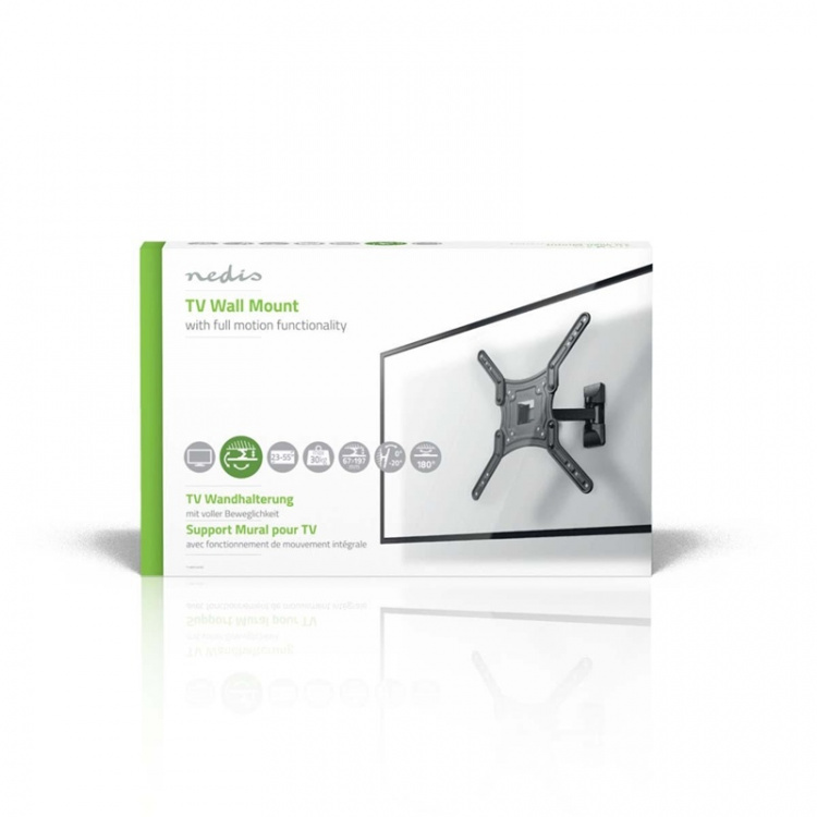 Nedis Täysin Säädettävä TV-Seinäteline | 37 - 70  Nedis Täysin Säädettävä TV-Seinäteline | 37 - 70