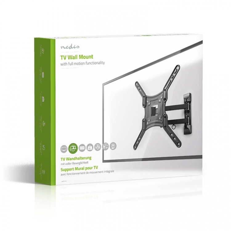 Nedis Täysin Säädettävä TV-Seinäteline | 23 - 55  Nedis Täysin Säädettävä TV-Seinäteline | 23 - 55