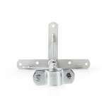 Nedis Antennikiinnike Seinään | Minimi etäisyys seinästä: 550 mm | Maksimi etäisyys seinästä: 950 mm | Etäisyys seinästä: 0.00 mm | Puristushalkaisija: 32 - 42 mm | Teräs | Hopea