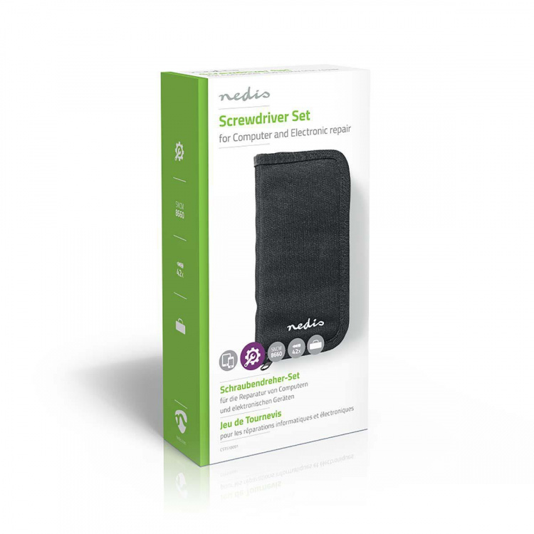 Nedis Puhelimen/tabletin korjaussarja | 51-in-1 | Älypuhelin / PC / Tabletti