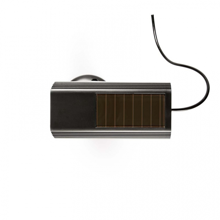 Nedis Hämäyskamera | Luoti | IP44 | Paristokäyttöinen / Solar Powered | Ulkotila | Sisältää seinäkiinnikkeen | Musta Nedis Hämäyskamera | Luoti | IP44 | Paristokäyttöinen / Solar Powered | Ulkotila | Sisältää seinäkiinnikkeen | Musta