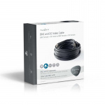 Nedis CCTV kaapeli | BNC / DC | 10.0 m | Pyöreä | PVC | Musta | Pakkaus