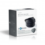Nedis CCTV kaapeli | BNC / DC | 20.0 m | Pyöreä | PVC | Musta | Pakkaus