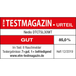 Nedis Savuvaroitin | Paristokäyttöinen | Pariston ikä jopa: 10 Vuotta | EN 14604 | Pysäytyspainikkeella | Testipainikkeella | 85 dB | ABS-Muovi | Valkoinen