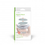 Nedis Ilmaisimen kiinnitys | Halkaisija: 70 mm | Magneettinen | Kiinnitysteippi | Hopea