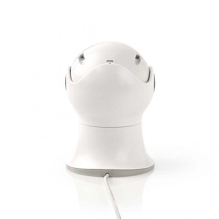 Nedis SmartLife Ulkokamera | Full HD 1080p | Kääntö/kallistus | IP65 | Pilvipalvelutallennus (valinnainen) / Sisäinen 16GB | 12 V DC | Liiketunnistimella | Yökuvaus | Valkoinen