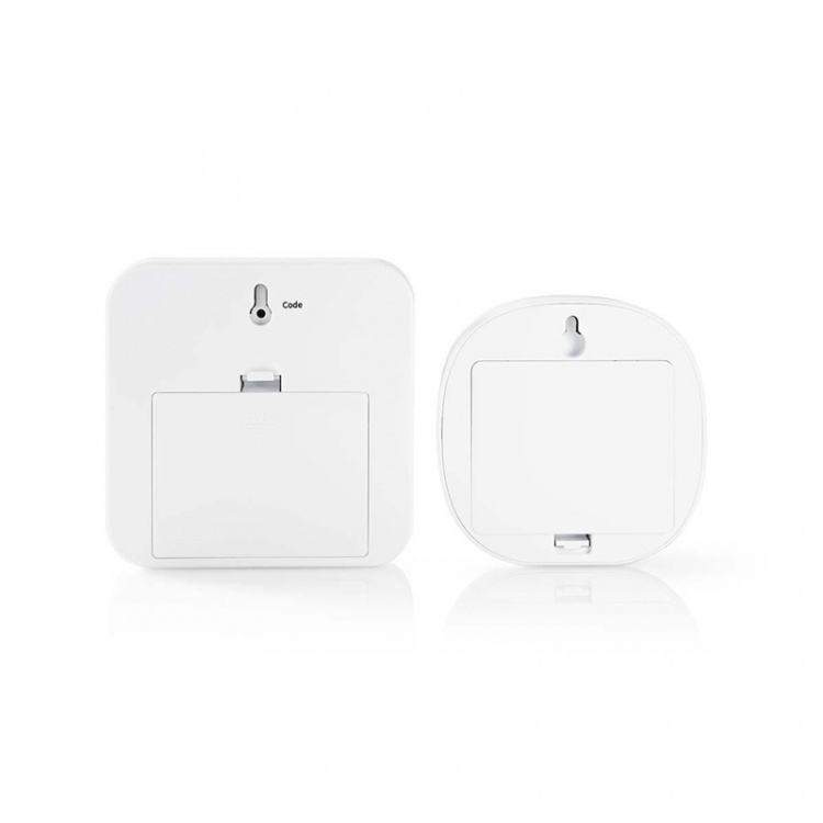 Nedis Hälytin liiketunnistimella | Paristokäyttöinen | 6x AA/LR6 | 85 dB | Tunnistusalue: 6 m | Seinä | Sininen / Valkoinen