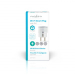 Nedis SmartLife Älypistorasia | IP21 | Virtamittari | 2500 W | Maadoitettu virtaliitin / Tyyppi F (CEE 7/7) | -10 - 40 °C | Android™ / IOS | Valkoinen | 1 kpl