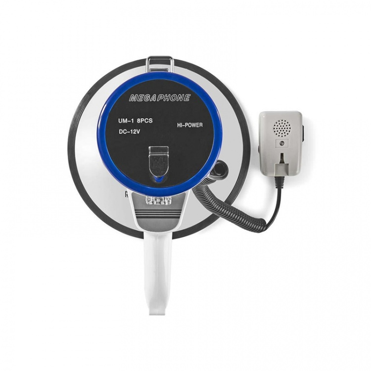 Nedis Megafoni | Maksimi alue: 1500 m | Maksimi Äänenvoimakkuuden Säätö: 120 dB | Irroitettava Mikrofoni | Sisäänrakennettu sireeni | Olkahihna | Sininen / Valkoinen Nedis Megafoni | Maksimi alue: 1500 m | Maksimi Äänenvoimakkuuden Säätö: 120 dB | Irroitettava Mikrofoni | Sisäänrakennettu sireeni | Olkahihna | Sininen / Valkoinen