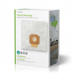 Nedis Pölypussi | 4 kpl | Mikrokuitu | Eniten myyty: Electrolux | Valkoinen