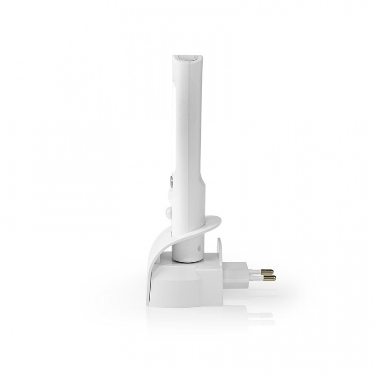 Nedis LED-Yövalo ja Taskulamppu | Verkkovirtakäyttöinen | 220 - 240 V AC 50 Hz | 1.30 W | Ladattava | Nimellisvaloteho: 37 lm | Valoalue: 3 m | Säteen kulma: 71 ° | LED taskulamppu