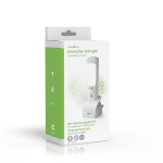 Nedis LED-Yövalo ja Taskulamppu | Verkkovirtakäyttöinen | 220 - 240 V AC 50 Hz | 1.30 W | Ladattava | Nimellisvaloteho: 37 lm | Valoalue: 3 m | Säteen kulma: 71 ° | LED taskulamppu