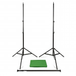 Nedis Taustakangassarja Valokuvaukseen | 1,90 x 2,95 m | Matkalaukku sisältyy | Kolmijalat sisältyvät | Musta | 1 kpl