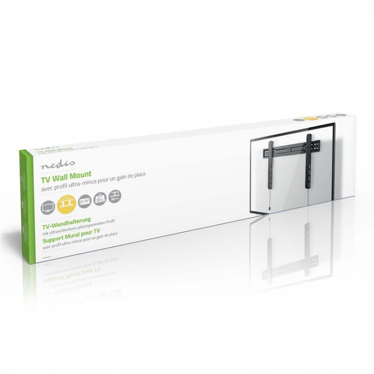 Nedis Kiinteä TV-Seinäteline | 37 - 70  Nedis Kiinteä TV-Seinäteline | 37 - 70