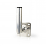 Nedis Antennikiinnike Seinään | Etäisyys seinästä: 150 mm | Puristushalkaisija: 50 mm | Astian maksimikoko: 100 cm | Alumiini | Hopea