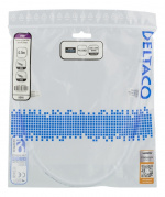 DELTACO High-Speed Premium HDMI -kaapeli, 0,5m, Ethernet, 4K UHD,valk. DELTACO High-Speed Premium HDMI -kaapeli, 0,5m, Ethernet, 4K UHD,valk.